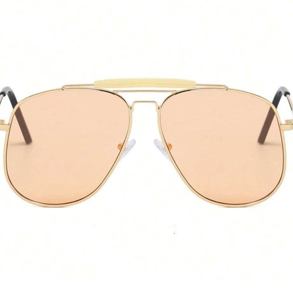 Luxe Reflective Aviator Sunnies Sunglasses - Picture 2 of 3